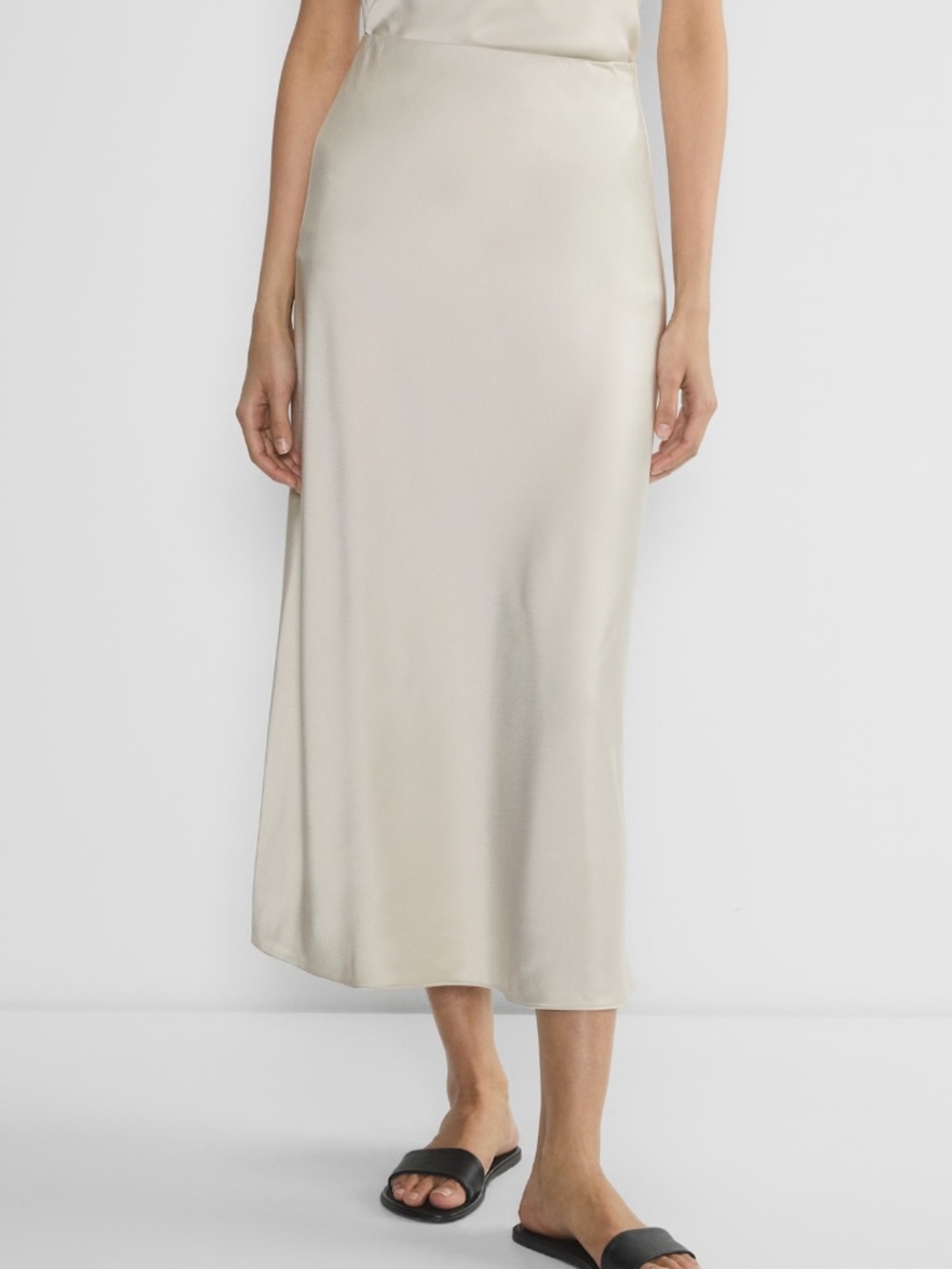 Aritzia Babaton Slip Satin Maxi Skirt
